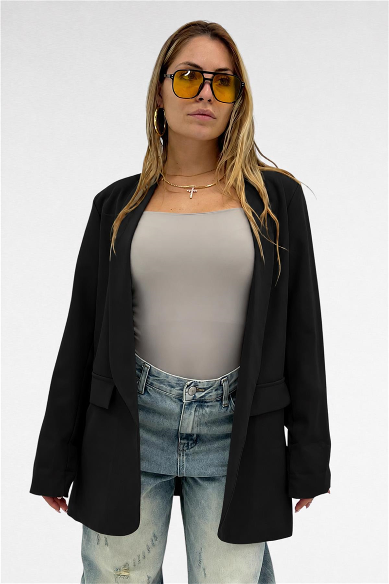 blazer con manica regolare bis